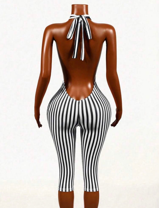 Black and White Romper